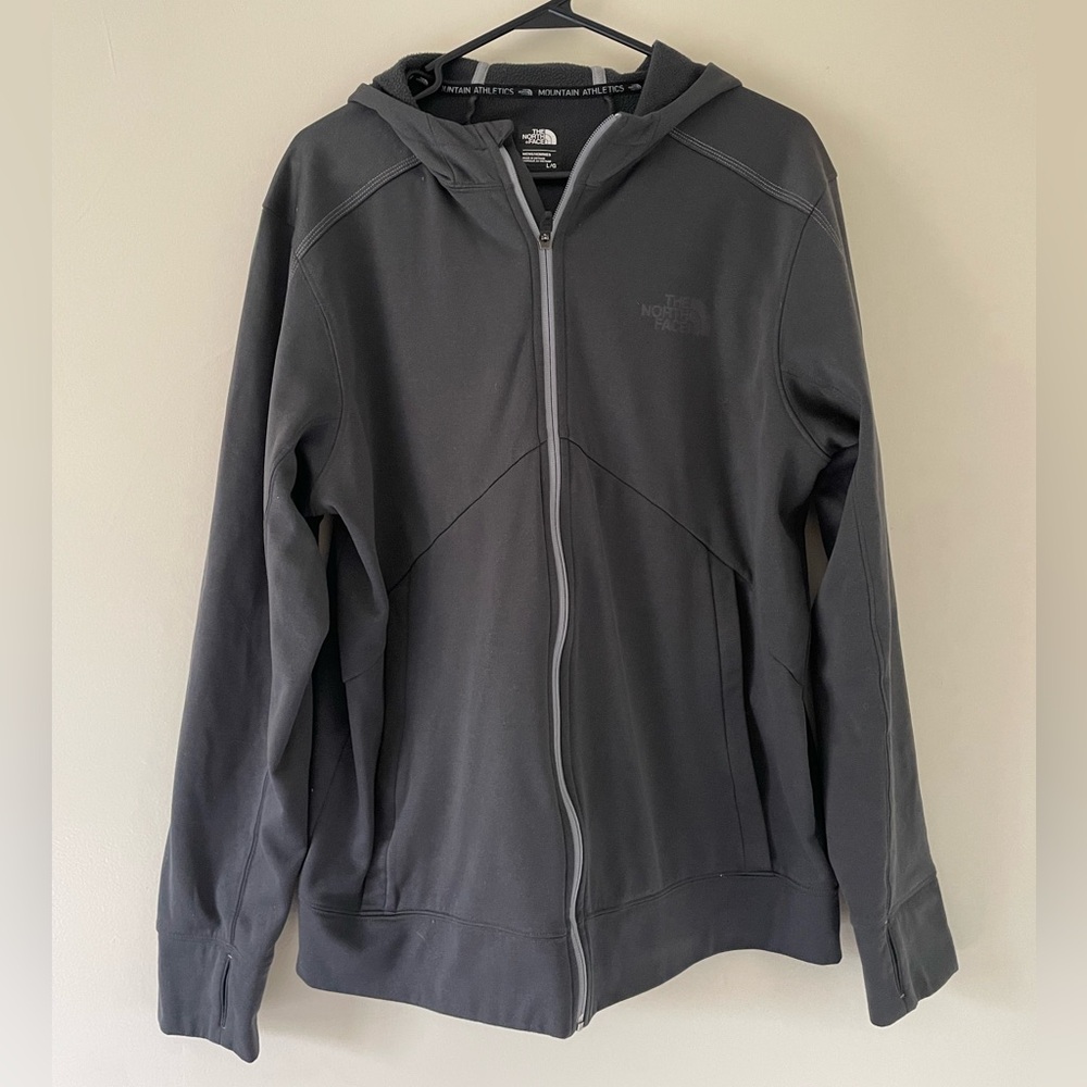 The North Face Gray Full-Zip Hoodie